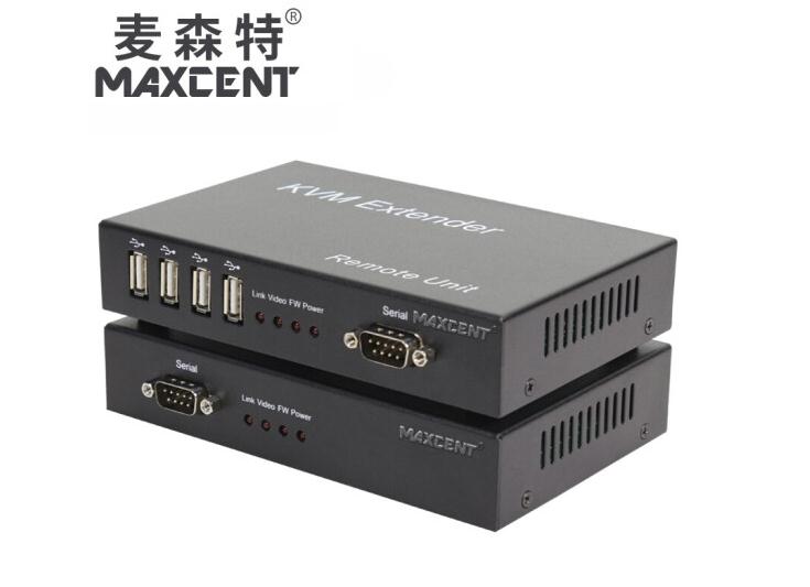 麥森特(MAXCENT)SKD-5150 KVM延長器USB鍵鼠DVI網(wǎng)線傳輸150米4K無壓縮 DVI KVM延長器 SKD-5150